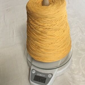 Country Ribbon, 100% Cotton Yarn, Color 891 Butter Yellow